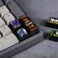 Dropship EVA Metal Keycaps ESC / Enter / Shift Zinc Alu Alloy Keycaps for Mechanical Keyboard XDA / MDA-like Profile